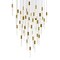 Cwi Lighting Greta Integrated LED Brass Chandelier 1589P36-41-624 - alternate 5
